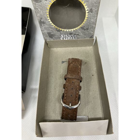 Vintage Artwatch Marvel Silver Surfer 1996 3D Action Crystal Wristwatch NIB - Picture 8 of 10